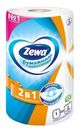 Полотенца бумажные Zewa 2в1 1 рулон
