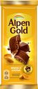Шоколад молочный ALPEN GOLD с арахисом и кукурузными хлопьями