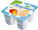 Продукт йогуртный «Нежный» пастеризованный с соком персика 1,2% , 100 г