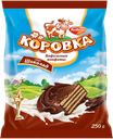 Конфеты Коровка вафельные Вкус шоколада, 250г