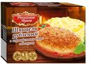 Шницель РОССИЙСКАЯ КОРОНА, с картофельным пюре, 300г