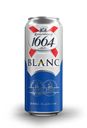 Напиток пивной Blanc, 4,5%, Kronenbourg 1664, 0,45 л