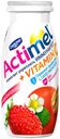 Напиток кисломолочный Actimel обогащенный земляника-шиповник 2,5%, 100 г