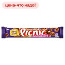 Батончик PICNIC шоколадный карамель, грецкий орех, воздушный рис, 52г
