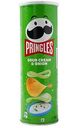 Чипсы картофельные Pringles Сметана и лук, 165г