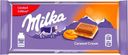 Шоколад Milka молочный с карамельным кремом, 100 г