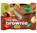 Десерт Fit Kit Брауни со вкусом шоколад-фисташка глазированный 50г