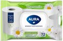 Влажная туалетная бумага Aura Nice! ромашка 1 слой 72 шт