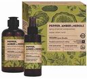 Подарочный набор Vegan.Love.Studio Pepper, Amber & Neroli (гель для душа, спрей для тела), 2 пр