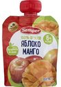 Пюре Semper Яблоко-манго 6+ месяцев, 90 г