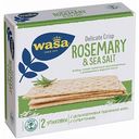 Хлебцы пшеничные цельнозерновые Wasa тонкие Delicate Crisp Sesame & Sea salt с кунжутом и морской солью, 190 г