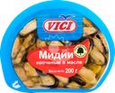 Мидии копченые VICI Любо есть, в масле, 200г