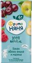 Нектар ФрутоНяня яблоко-банан-вишня-малина неосветленный с 6 мес. 200мл