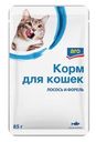 aro Корм для кошек лосось и форель в соусе, 85г