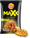 Чипсы Lay's MAXX куриные крылышки барбекю, 145 г