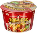 Лапша Доширак Сытный обед быстрого приготовления со вкусом говядины 110г