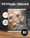 Тетрадь общая, А5, 80 листов, клетка, в ассортименте