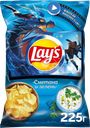 Чипсы картофельные LAY'S Сметана и зелень, 225г