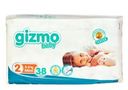 Подгузники Gizmo №2 3-6кг 38шт