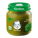 Пюре детское из брокколи, Gerber, 130 г, Польша