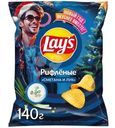 Чипсы Lay's из натурального картофеля со вкусом сметаны и лука рифленые 140г