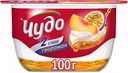 Десерт творожный воздушный Чудо Творожок Персик и маракуйя 4,2%, 100 г