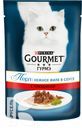 Корм GOURMET PERLE для кошек, 85г в ассортименте