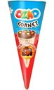 Вафли Ozmo Cornet с начинкой из фундука с конфетами-драже из молочного шоколада 25г