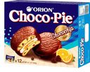 Печенье Orion Choco Pie Chocochip 12 шт, 360 г