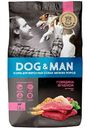 Сухой корм для взрослых собак мелких пород Dog&Man Говядина и ягненок, 1,9 кг