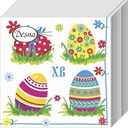 Салфетки декоративные Пасхальные яйца 1 слой, 40шт.