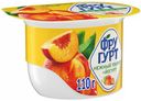 Творожок Фругурт персик карамель с йогуртом и фруктовым наполнителем 4,5% 110 г