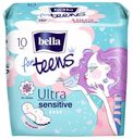Прокладки гигиенические Bella Ultra sensitive for teens супертонкие, 10 шт