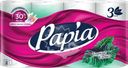 Бумага туалетная PAPIA Tropical exotics 3-слоя, 8шт