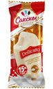 Мороженое пломбир Сакское мороженое Premium Delicatto сливочно-миндальное в белом молочном шоколаде с кокосовой стружкой на палочке, 80 г