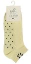 Носки женские Grand Панда с декоративной резинкой цвет: молочный, 38-41 р-р