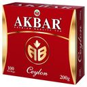 Чай черный AKBAR цейлонский в пакетиках, 100х2 г