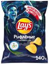 Чипсы Lay's из натурального картофеля со вкусом сметаны и лука рифленые 140г