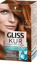 Краска Gliss Kur Уход&увлажнение для волос стойкая тон 7-7 натуральный медный