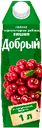 Сок "Добрый"  Яблоко Черная рябина Вишня, 1 л