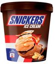 Мороженое СНИКЕРС сливочное арахис-карамель-шоколад, 340г