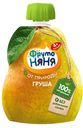 Пюре ФрутоНяня из груш гипоаллергенное с 4 мес 90 гр