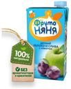 Нектар «ФрутоНяня» яблоко слива с мякотью с 3 лет, 500 мл