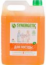 Средство для мытья посуды антибактериальный Synergetic Сочный апельсин, 5 л