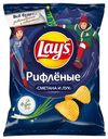 Чипсы Lay's Max рифленые Сметана и лук, 140г