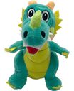 Мягкая игрушка Веселый дракончик цвет: светло-зеленый, 20 см