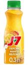 Смузи J7 Полезный завтрак Коктейль яблоко-персик-манго с овсяными хлопьями, 300мл