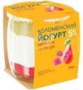 Йогурт Коломенский Малина-Груша 5%, 170г