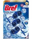 Чистящее средство для унитаза Bref Color Aktiv с хлор-компонентом, 3×50 г