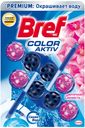 Туалетный блок «Color Aktiv» Bref, цветочная свежесть, 2 х 50 г 